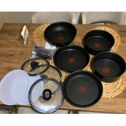 TEFAL 6X Ingenio Exception Titanyum  Büyük Set 12 Parça